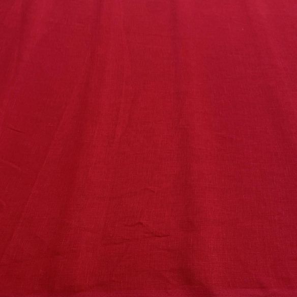Tecido Linho Puro Vermelho Cereja • Luema Tecidos Tecido Linho Puro Vermelho Cereja • Luema Tecidos