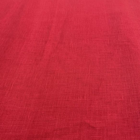 Tecido Linho Puro Vermelho Cereja • Luema Tecidos Tecido Linho Puro Vermelho Cereja • Luema Tecidos