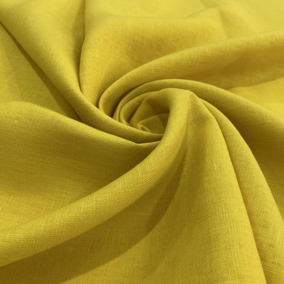 Tecido Linho Puro Amarelo • Luema Tecidos Tecido Linho Puro Amarelo • Luema Tecidos