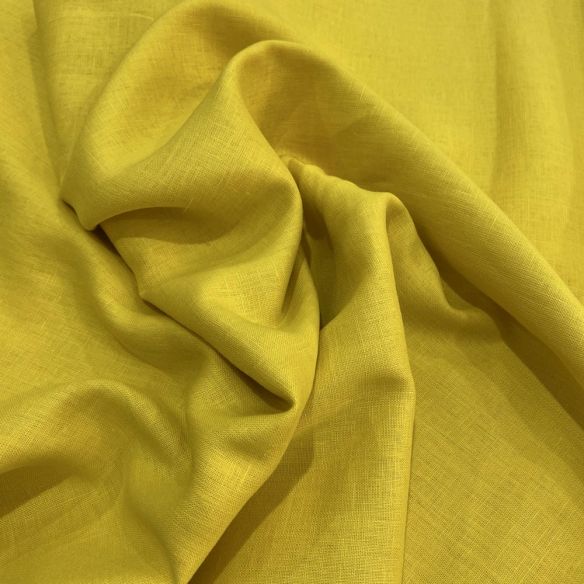 Tecido Linho Puro Amarelo • Luema Tecidos Tecido Linho Puro Amarelo • Luema Tecidos