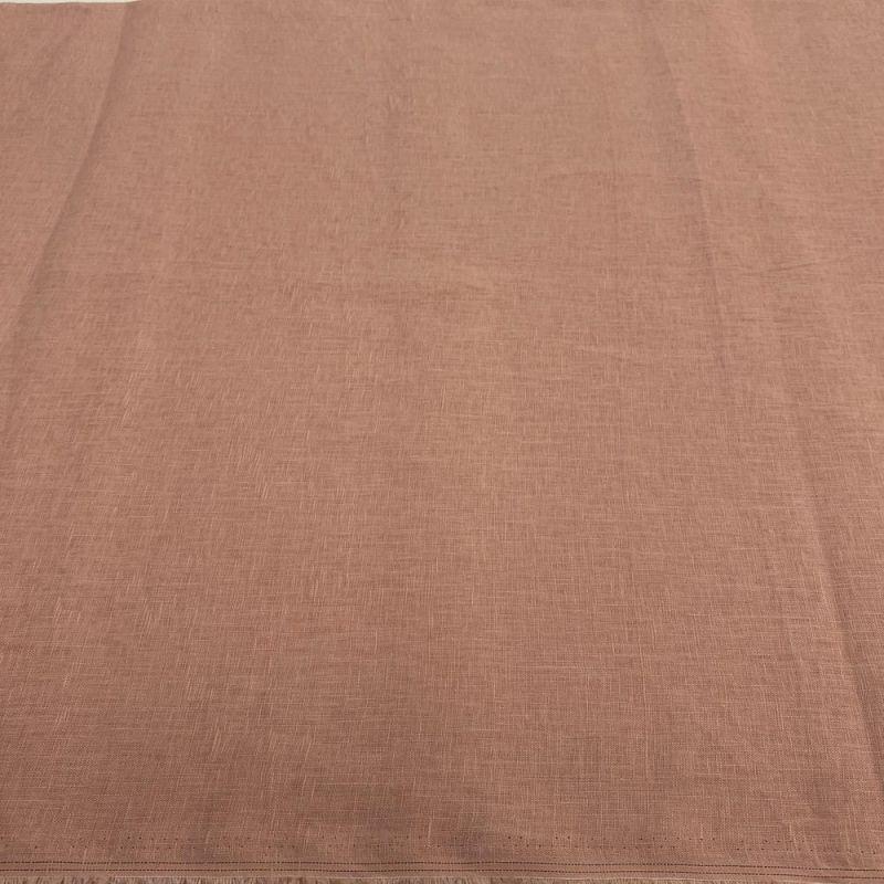 Tecido Linho Puro Rosê • Luema Tecidos