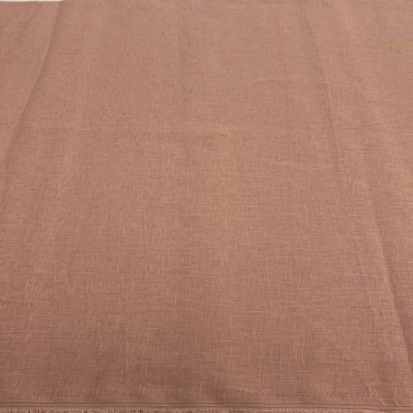 Tecido Linho Puro Rosê • Luema Tecidos