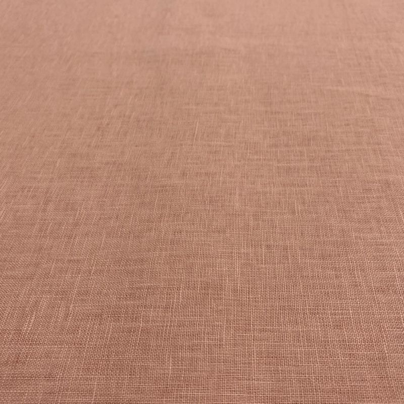 Tecido Linho Puro Rosê • Luema Tecidos
