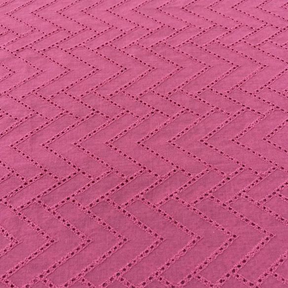 Tecido Laise de algodão Bordada Rosa Chiclete • Luema Tecidos Tecido Laise de algodão Bordada Rosa Chiclete • Luema Tecidos