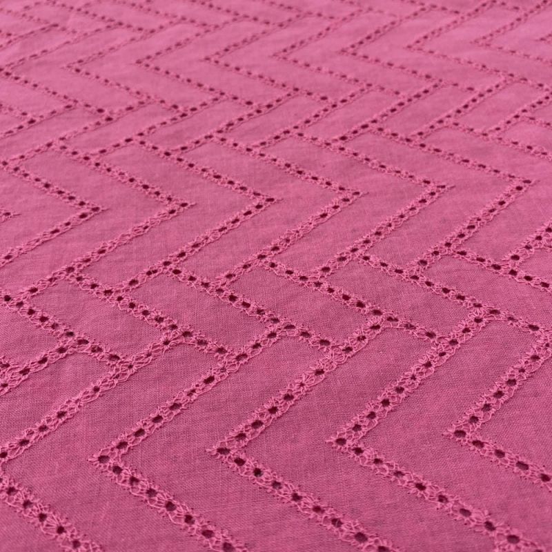 Tecido Laise de algodão Bordada Rosa Chiclete • Luema Tecidos Tecido Laise de algodão Bordada Rosa Chiclete • Luema Tecidos