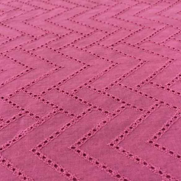 Tecido Laise de algodão Bordada Rosa Chiclete • Luema Tecidos Tecido Laise de algodão Bordada Rosa Chiclete • Luema Tecidos