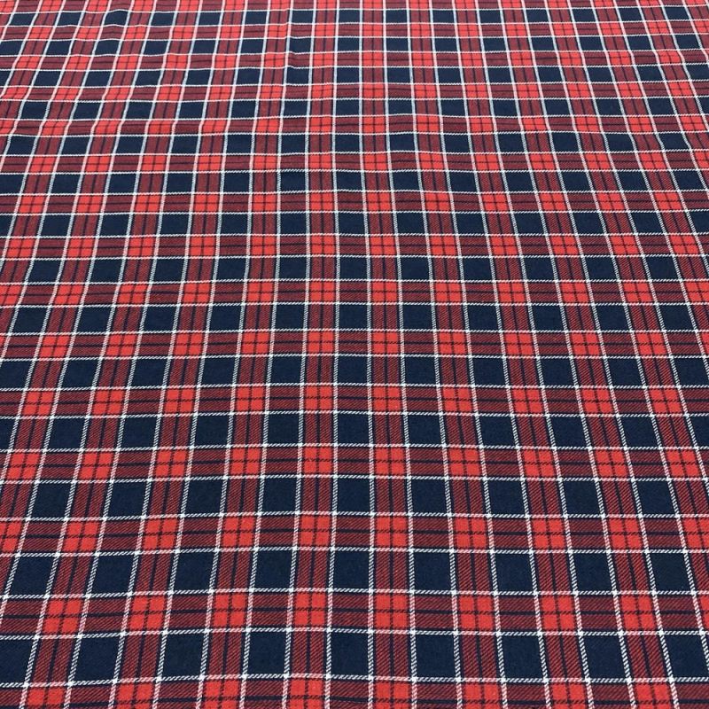 Tecido Flanela Xadrez Vermelho e Azul Marinho • Luema Tecidos Tecido Flanela Xadrez Vermelho e Azul Marinho • Luema Tecidos