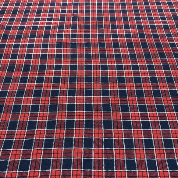 Tecido Flanela Xadrez Vermelho e Azul Marinho • Luema Tecidos Tecido Flanela Xadrez Vermelho e Azul Marinho • Luema Tecidos