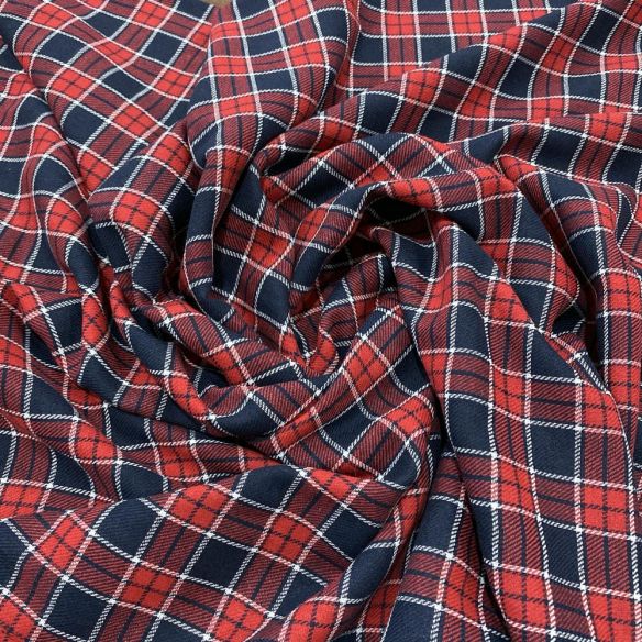 Tecido Flanela Xadrez Vermelho e Azul Marinho • Luema Tecidos Tecido Flanela Xadrez Vermelho e Azul Marinho • Luema Tecidos