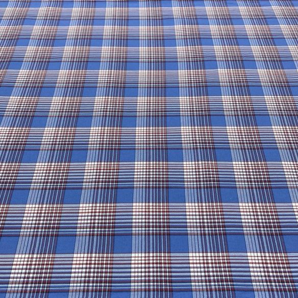 Tecido Flanela Xadrez Azul e Branco • Luema Tecidos