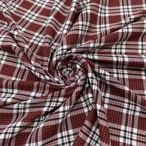 Tecido Flanela Xadrez Vermelho Branco e Preto Tecido Flanela Xadrez Vermelho Branco e Preto • Luema Tecidos