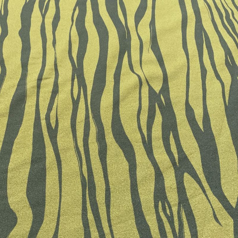 Tecido Viscose Estampada Swirls Verde • Luema Tecidos