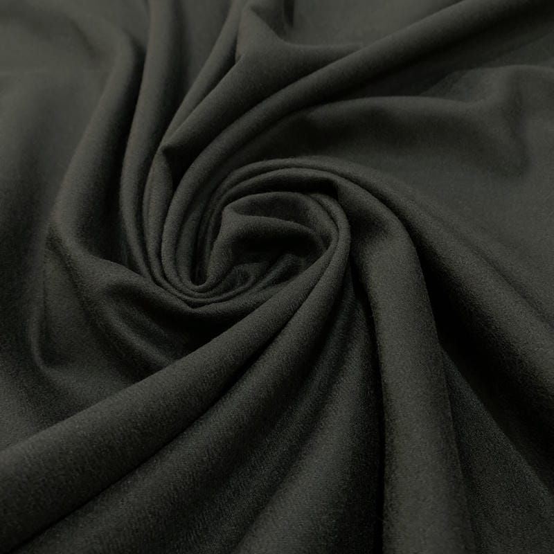 Tecido Lã Pura Fria Classic Flanel Preto • Luema Tecidos