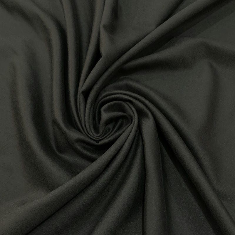 Tecido Lã Pura Classic Flanel Preto • Luema Tecidos