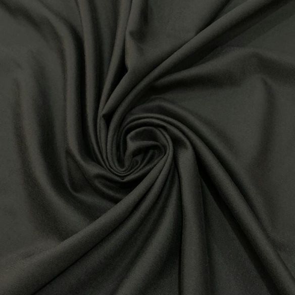 Tecido Lã Pura Classic Flanel Preto • Luema Tecidos