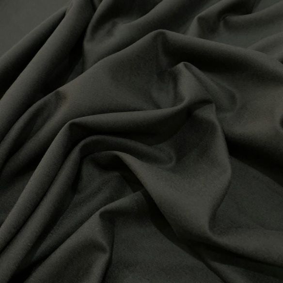 Tecido Lã Pura Classic Flanel Preto • Luema Tecidos