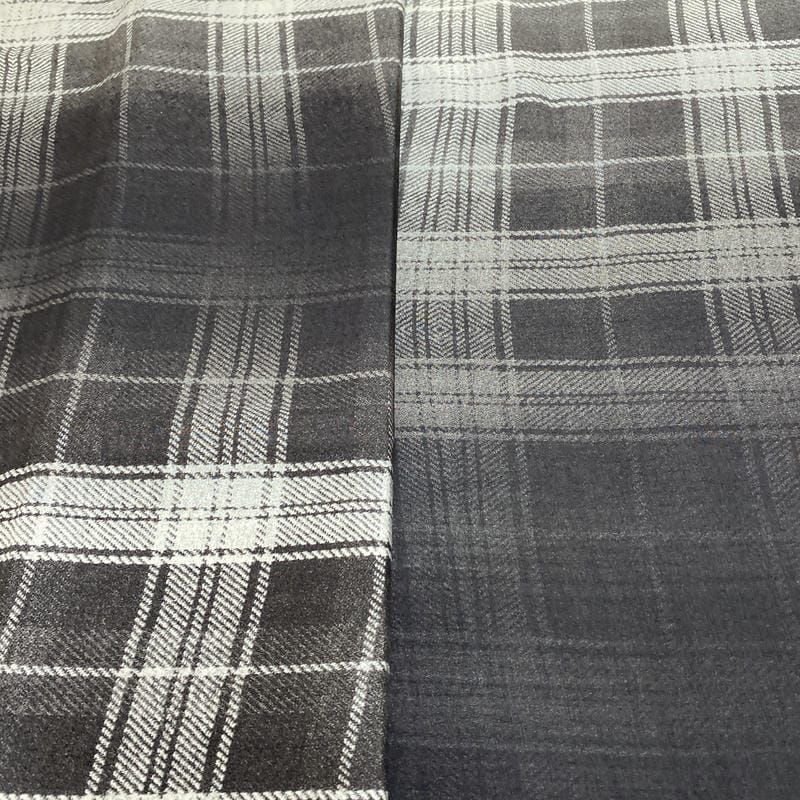 Tecido Viscose Xadrez Barrado Preto e Branco • Luema Tecidos