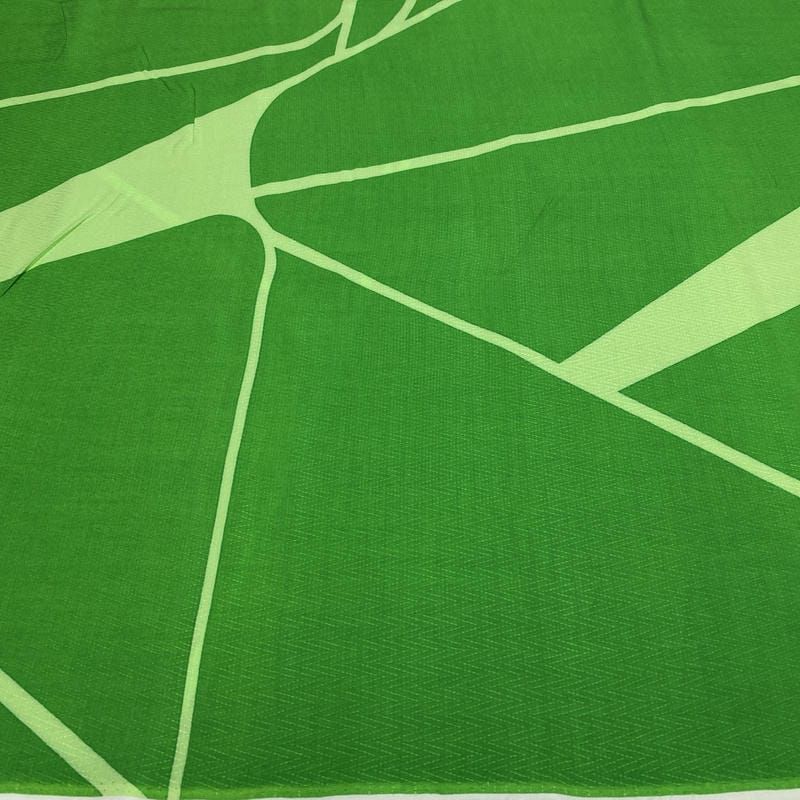 Tecido Viscose Jacquard Riscas Verde • Luema Tecidos