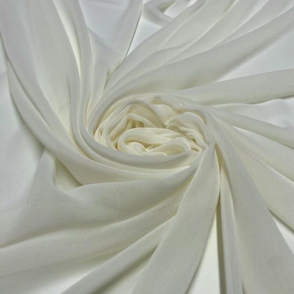 Tecido Musseline Liso Off White • Luema Tecidos