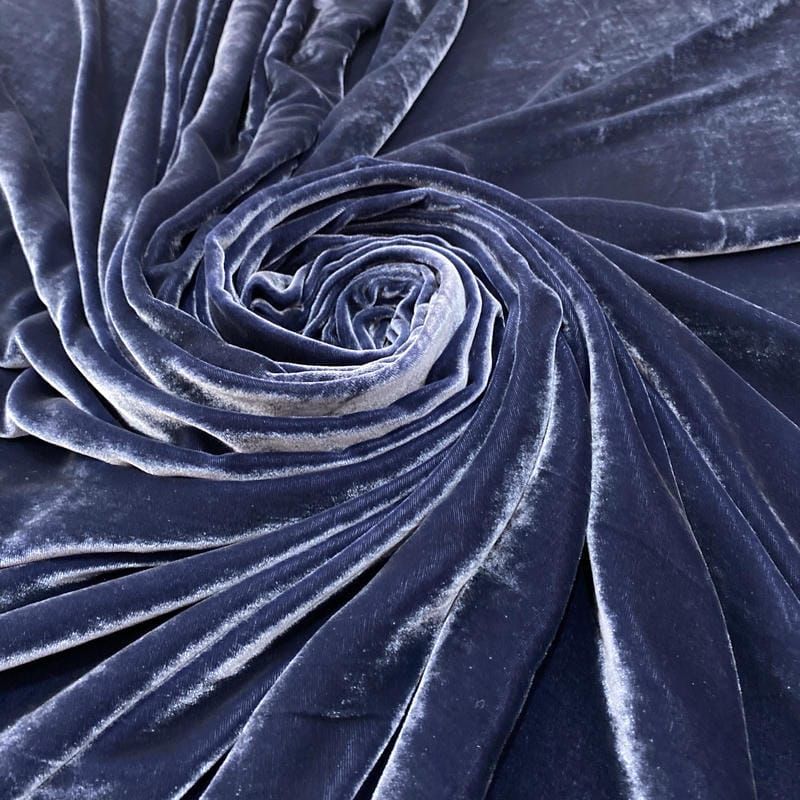 Tecido Veludo Alemão Azul Petróleo • Luema Tecidos