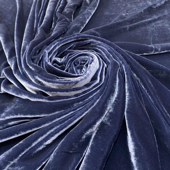Tecido Veludo Alemão Azul Petróleo • Luema Tecidos