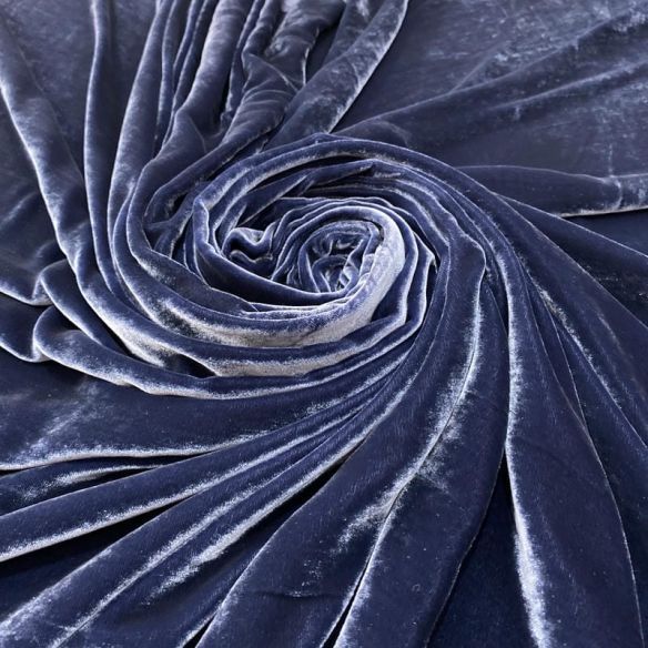 Tecido Veludo Alemão Azul Petróleo • Luema Tecidos