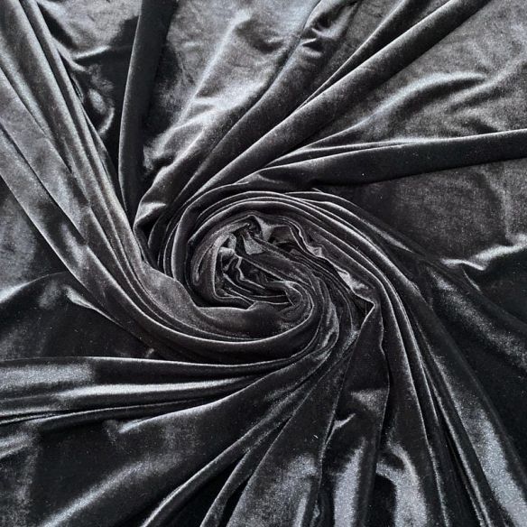 Tecido Veludo Alemão Preto • Luema Tecidos
