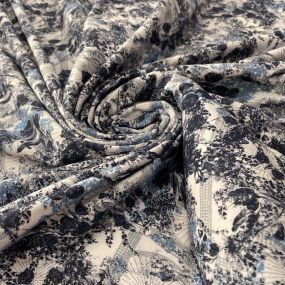 Tecido Viscolycra Estampada Floral Abstrato Tecido Viscolycra Estampada Floral Abstrato • Luema Tecidos 2