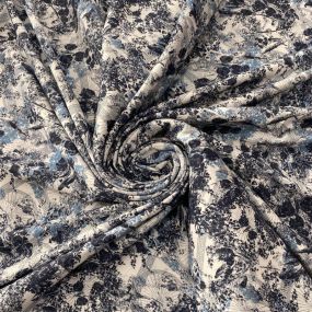 Tecido Viscolycra Estampada Floral Abstrato Tecido Viscolycra Estampada Floral Abstrato • Luema Tecidos