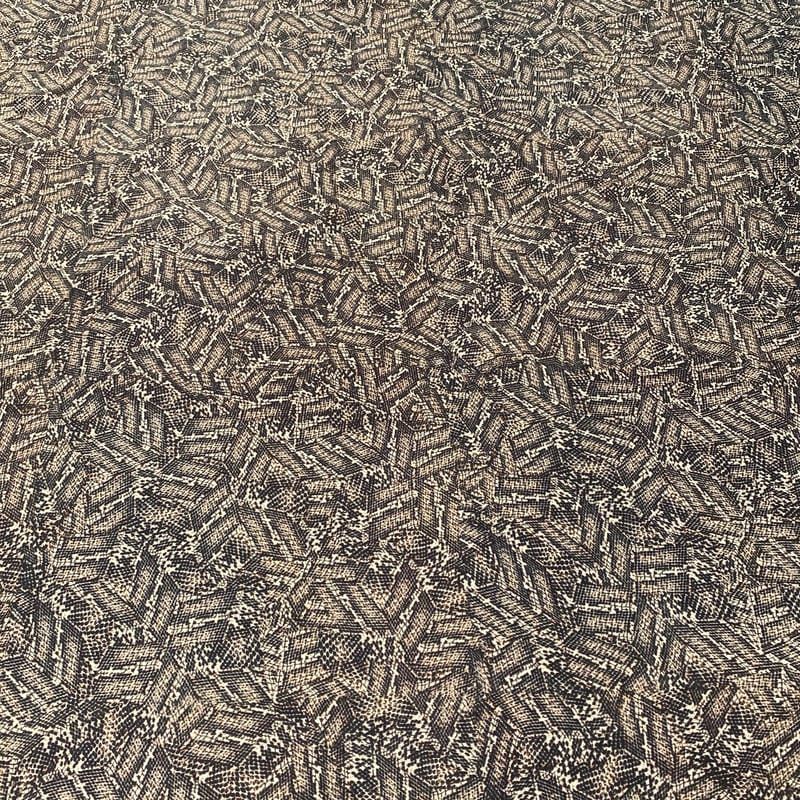 Tecido Liganete Estampada Snake Square • Luema Tecidos