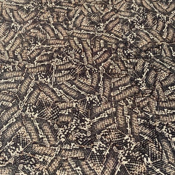 Tecido Liganete Estampada Snake Square • Luema Tecidos