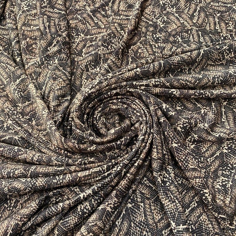 Tecido Liganete Estampada Snake Square