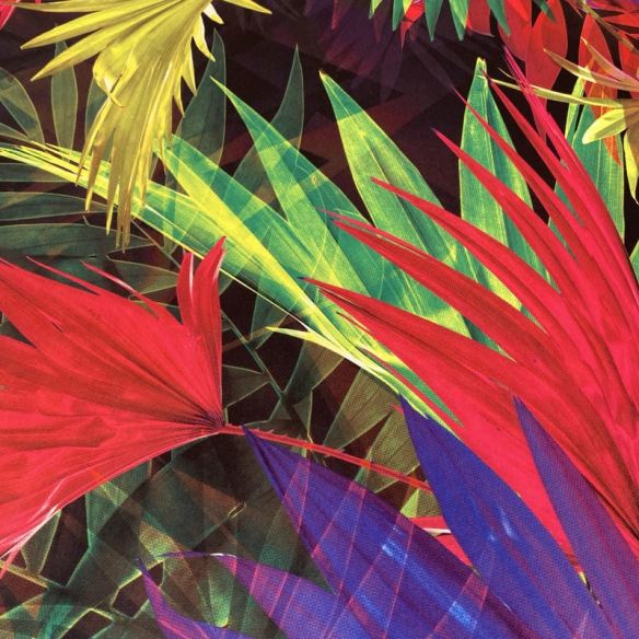 Tecido Neoprene Estampada Folhagens Colorido • Luema Tecidos