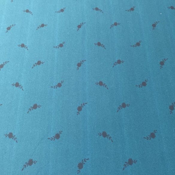 Tecido Neoprene Barrado Fundo Azul Petróleo • Luema Tecidos