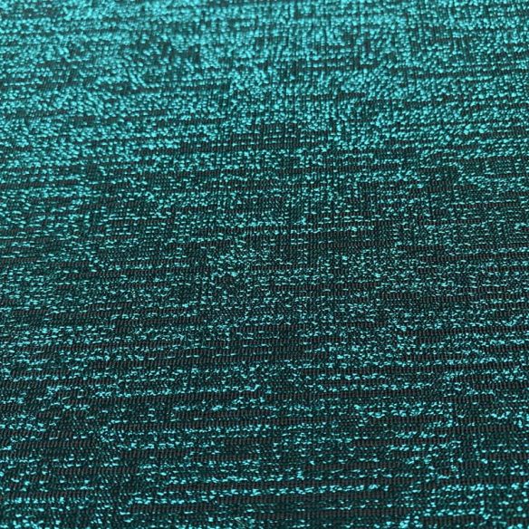 Tecido Malha Lurex Green Turquoise • Luema Tecidos