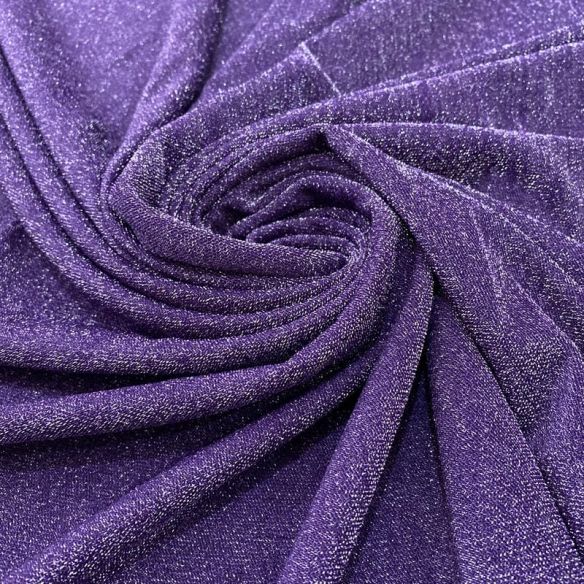 Tecido Malha Lurex Liso Roxo Candy • Luema Tecidos