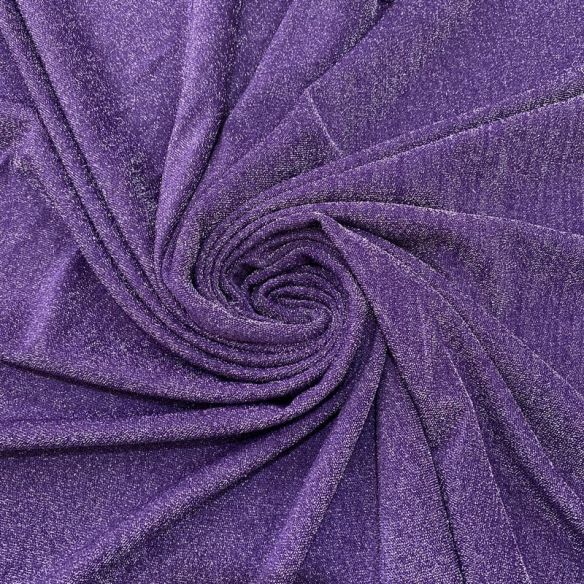 Tecido Malha Lurex Liso Roxo Candy • Luema Tecidos