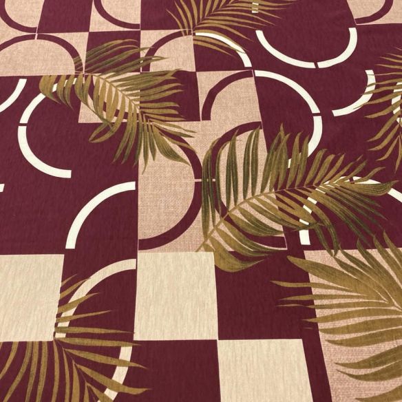 Tecido Viscolycra Estampada Quadros e Folhagens • Luema Tecidos