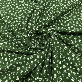 Tecido Viscolinho Estampado Mini-Floral da Mata • Luema Tecidos