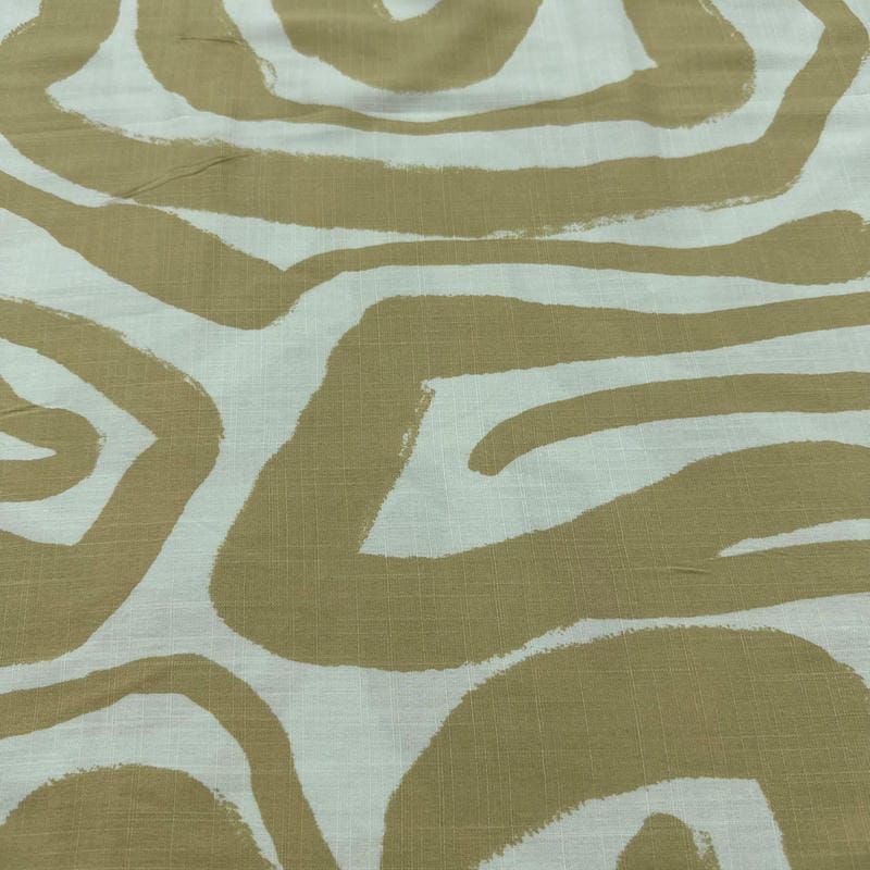 Tecido Viscolinho Estampado Zebra Dunas • Luema Tecidos