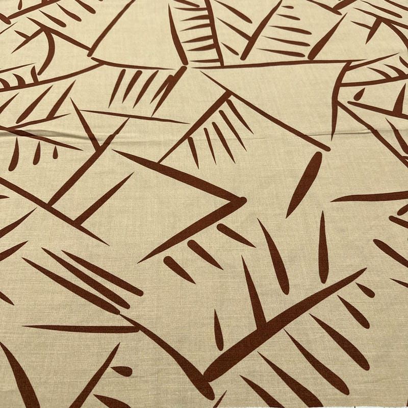 Tecido Viscolinho Estampado Grafismos Desconstruídos • Luema Tecidos