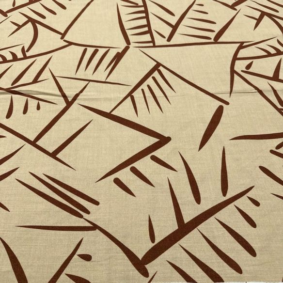 Tecido Viscolinho Estampado Grafismos Desconstruídos • Luema Tecidos