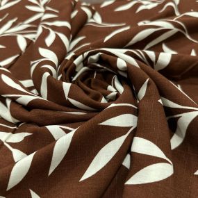 Tecido Viscolinho Estampado Ramos de Salgueiro • Luema Tecidos 2