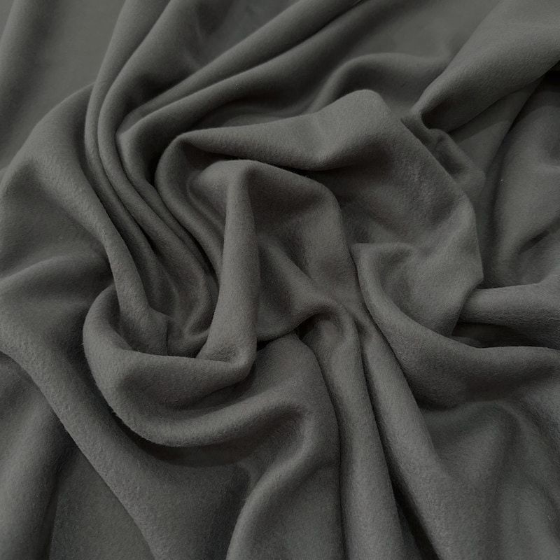Tecido Lã Batida Cinza • Luema Tecidos