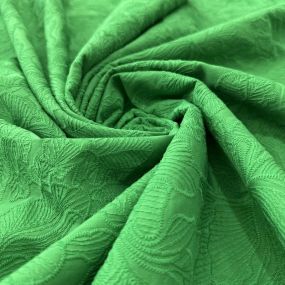 Tecido Laise de algodão Bordada Verde Vibrante Tecido Laise de algodão Bordada Verde Vibrante • Luema Tecidos 2