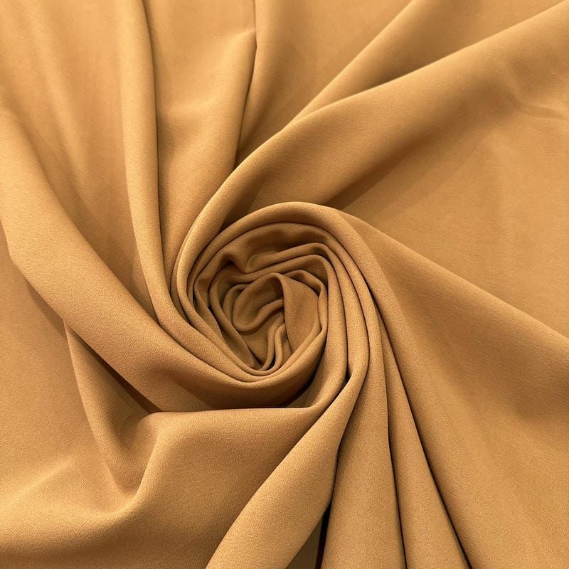 Tecido Crepe Patou Caramelo Entertelado • Luema Tecidos Tecido Crepe Patou Caramelo Entertelado • Luema Tecidos