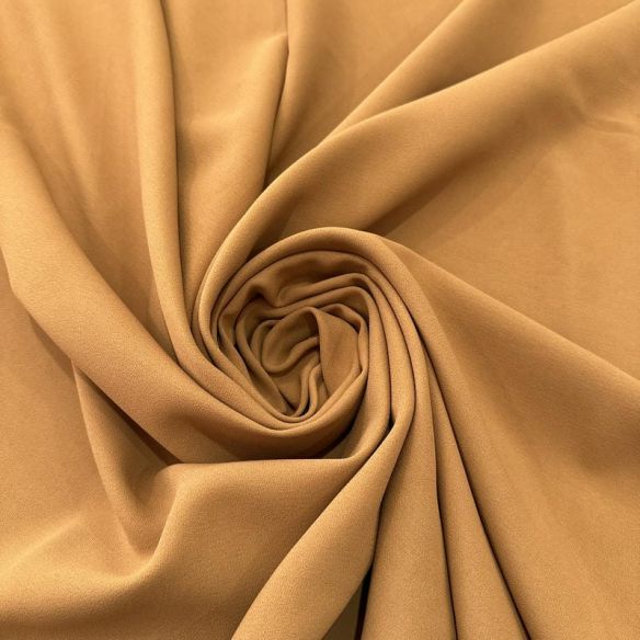 Tecido Crepe Patou Caramelo Entertelado • Luema Tecidos Tecido Crepe Patou Caramelo Entertelado • Luema Tecidos