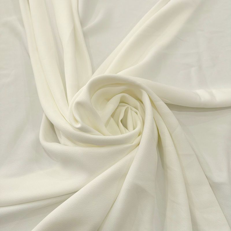 Tecido Crepe Patou Off White • Luema Tecidos Tecido Crepe Patou Off White • Luema Tecidos