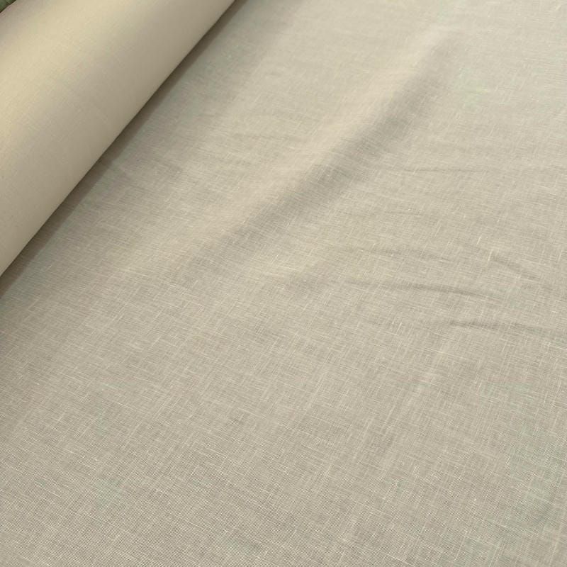 Tecido Linho Puro Off White