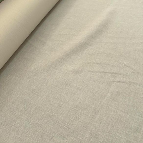 Tecido Linho Puro Off White
